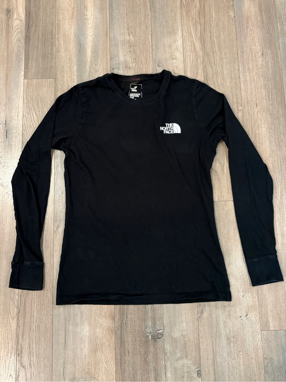 The North Face Black Long Sleeve Logo Tee
